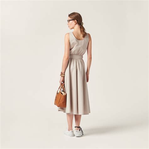 Limestone Cotton Dress 